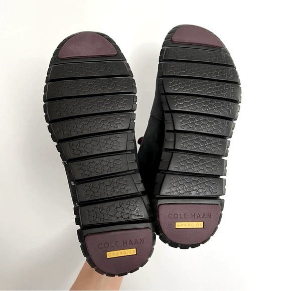 Cole Haan Women's Zerogrand Hiker Waterproof Boots Black Elderberry Size 7 - Picture 4 of 15